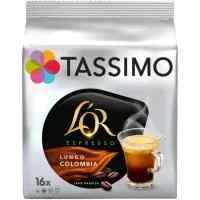 Café Colombia Tassimo L'or, Paquete 16 Uds