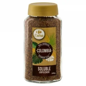 Café Colombia Soluble Liofilizado Carrefour Extra 100 G.