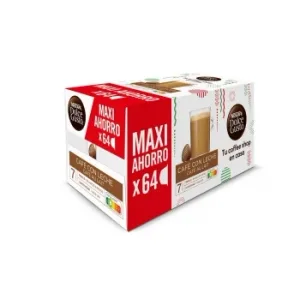 Café con Leche en Cápsulas Nescafé Dolce Gusto 64 Ud.