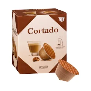Café Cortado en Cápsula Hacendado 0.0928 KG
