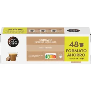 Café Cortado Espresso Macchiatto Selección Arábica y Robusta Pack 3 de Nescafe Dolce Gusto