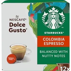 Café de Colombia Intensidad 7 Espresso Compatibles con Cafeteras Dolce Gusto Starbucks