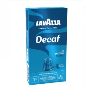 Café en Cápsulas Descafeinado Lavazza Compatible con Nespresso 10 Unidades de 58 G.