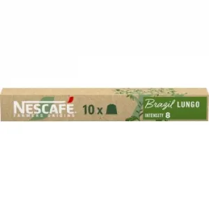 Café en Cápsulas Lungo Natural de Brasil Nescafé Compatibles con Nespresso 10 Ud.