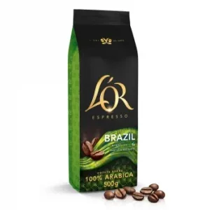 Café en Grano Natural de Brazil L'or Espresso 500 G.