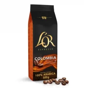 Café en Grano Natural de Colombia L'or Espresso 500 G.