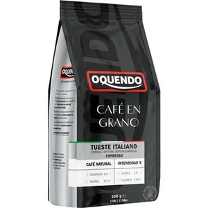 Café en Grano Natural Tueste Italiano Intensidad 9 Oquendo