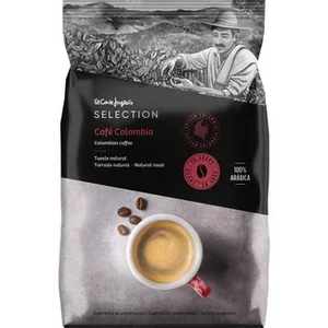 Café en Grano Tueste Natural 100% Arábica Colombia  el Corte Ingles Selection 500 G