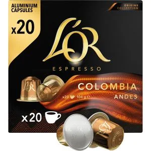 Café Espresso Colombia Cápsulas 20 u