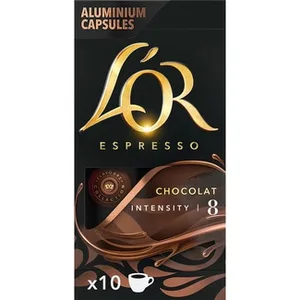 Café Espresso con Sabor a Chocolate Flavours Collection Compatibles con Máquinas Nespresso L'or Espresso