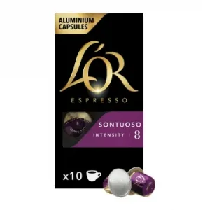 Café Espresso en Cápsulas Lor Sontuoso 10 Ud.