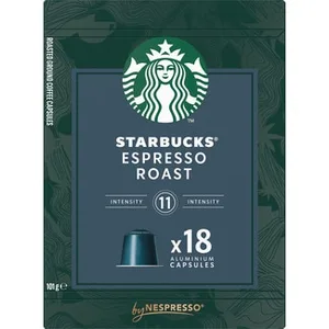Café Espresso Intensidad 11 Cápsulas Compatibles con Máquinas Nespresso Starbucks