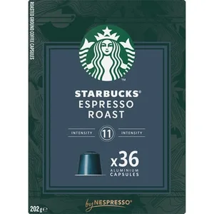 Café Espresso Intensidad 11 Compatibles con Máquinas Nespresso Starbucks