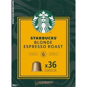 Café Espresso Intensidad 6 Blonde Compatibles con Máquinas Nespresso Starbucks