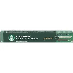 Café Espresso Intensidad 7 Pike Place Compatibles con Máquinas Nespresso Starbucks 0.05 KG