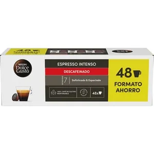 Café Espresso Descafeinado Intenso Arábica Robusta Pack 3 Intensidad 7 Nescafe Dolce Gusto