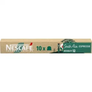 Café Espresso South Asia en Cápsulas Nescafé Farmers Origins Compatibles con Nespresso 10 Ud.