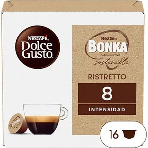 Café Extra Crema Colombia, Uganda, Brasil y Vietnam Intensidad 8 Bonka Ristretto Nescafe Dolce Gusto