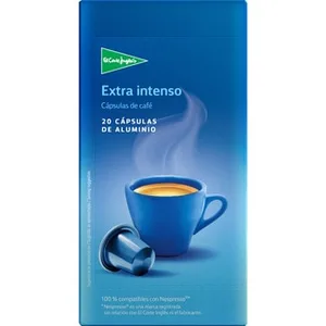 Café Extra Intenso Compatibles con Nespresso el Corte Ingles 0.1 KG