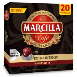 Café Extra Intenso en Cápsulas Marcilla 20 Ud.