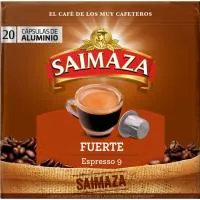 Café Fuerte Compatible Nespresso Saimaza, Caja 20 Uds