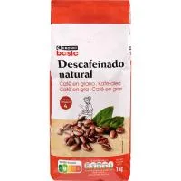 Café Grano Descafeinado Eroski Basic, Paquete 1 Kg