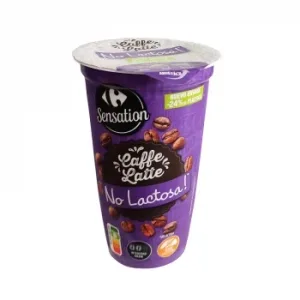 Café Latte Carrefour Sensation No Lactosa sin Gluten y sin Lactosa 250 Ml.