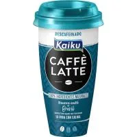 Café Latte Descafeinado Kaiku, Vaso 230 Ml