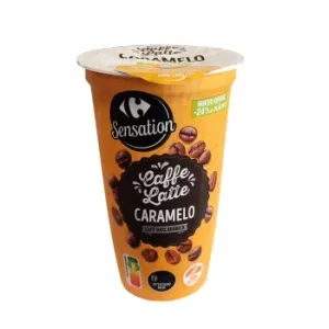 Café Latte Macchiato Caramelo Carrefour Sensation sin Gluten 250 Ml.