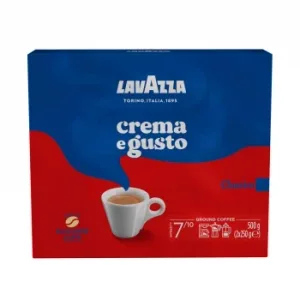 Café Molido Crema e Gusto Lavazza Pack de 2 Unidades de 250 G.