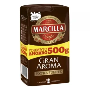 Café Molido Extrafuerte Gran Aroma Marcilla 500 G.