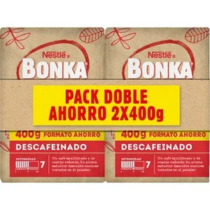 Café Descafeinado Molido Intensidad 6 Pack 2 Bonka