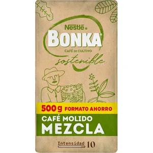 Café Molido Mezcla de Cultivo Sostenible de Intensidad 10 Bonka