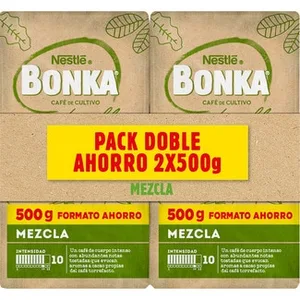 Café Molido Mezcla Intensidad 9 Pack 2  Bonka 500 G