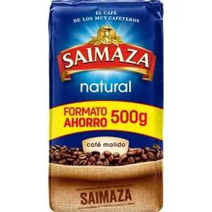 Café Molido Natural Formato Ahorro  Saimaza 500 G