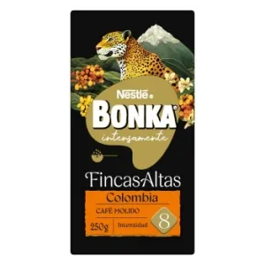Café Molido Natural Puro Colombia Cultivo Sostenible Bonka Nestlé 250 G.