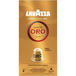 Café Molido Natural Qualitá Oro 100% Arábica Intensidad 8 Compatibles con Máquinas Nespresso Lavazza