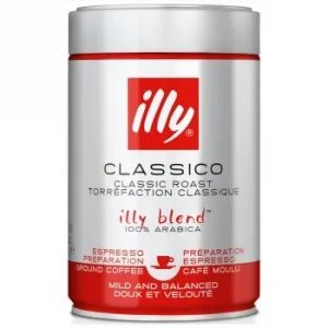 Café Molido Tueste Classico Illy Bote 250 G.