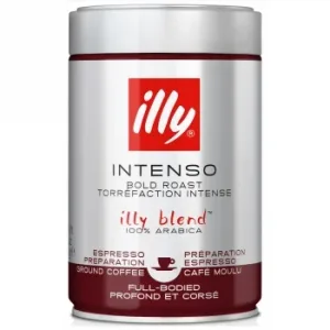 Café Molido Tueste Intenso Illy Bote 250 G.