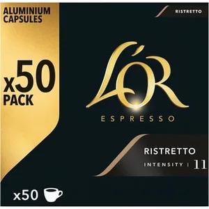Café Ristretto Intensidad 11 Compatibles con Máquinas Nespresso L'or Espresso