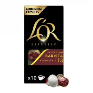 Café Selección Barista en Cápsulas L'or Espresso Compatible con Nespresso 10 Unidades de 5,2 G.