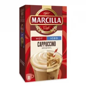 Café Soluble Cappuccino Original en Sobres Marcilla 8 Ud.