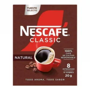 Café Soluble Natural Nescafé Classic Pack de 10 Ud.