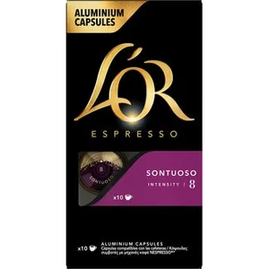 Café Sontuoso Intensidad 8 Compatibles con Máquinas Nespresso L'or Espresso