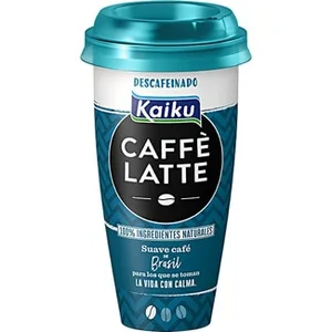 Caffé Latte Descafeinado Bebida Láctea de Café Arábica Expresso con Leche Fresca Entera sin Gluten Kaiku