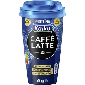 Caffé Latte Mr. Big Bebida Láctea de Café Arábica con Leche Desnatada sin Azúcares Añadidos sin Gluten sin Lactosa Kaiku
