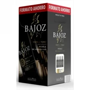Caja de 4 Botellas de Vino Tinto Roble Tempranillo Bajoz D.o. Toro 75 Cl.