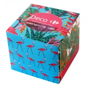 Caja de Pañuelos Deco Carrefour 60 Ud.