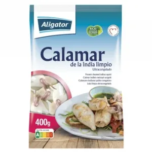 Calamar de la India Limpio 400 G