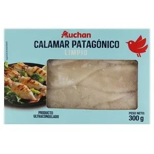 Auchan Calamar Patagónico Entero 300 G. Producto Alcampo.